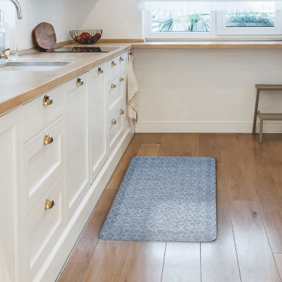 Linery Cayden Woven Textured Anti-Fatigue Rectangular Kitchen Mat