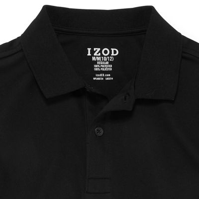 IZOD Little Big Boys Short Sleeve Wrinkle Resistant Moisture Wicking Polo Shirt MainPlace Mall