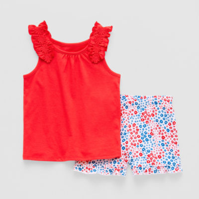 Okie Dokie Toddler & Little Girls 2-pc. Short Set