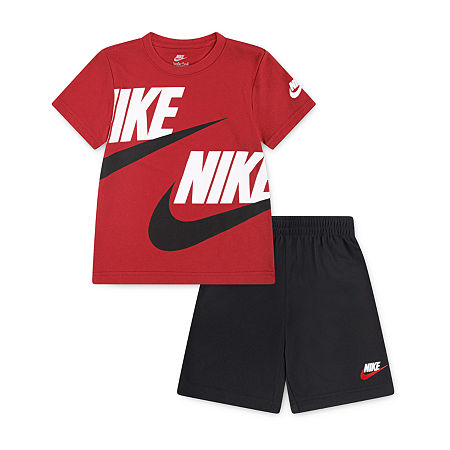 Nike Little Boys 2-pc. Short Set, 4, Black