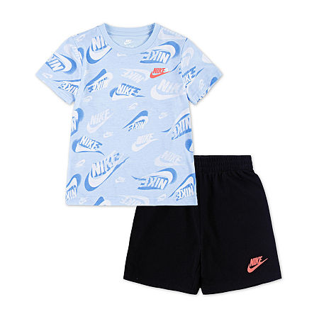 Nike Little Boys 2-pc. Short Set, 5, Black