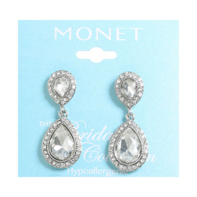 Monet Jewelry The Bridal Collection Womens Drop Earrings