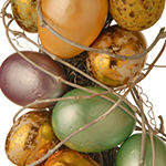 National Tree Co. 16" Easter Eggs and Twigs Wreath