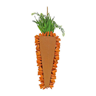 National Tree Co. 28 Floral Carrot Figurine