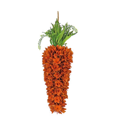 National Tree Co. 28 Floral Carrot Figurine