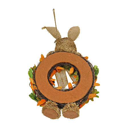 National Tree Co. 20 Burlap Bow Wreath, One Size, Brown