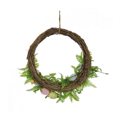 National Tree Co. 16 Eggs And Ferns Wreath