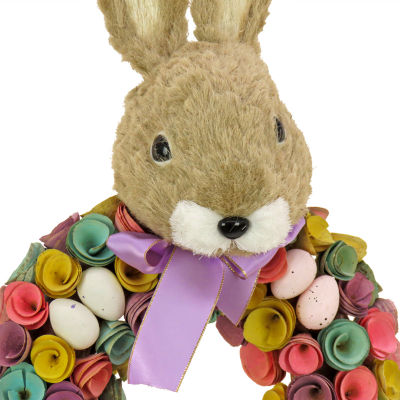 National Tree Co. 24 Bunny Wreath