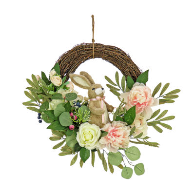 National Tree Co. 20 Bunny Wreath