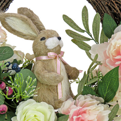 National Tree Co. 20 Bunny Wreath