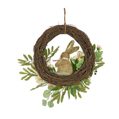 National Tree Co. 20 Bunny Wreath