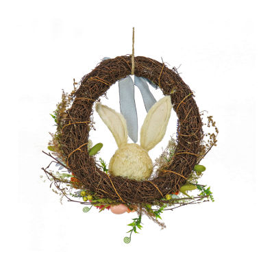 National Tree Co. 16in Bunny Wreath