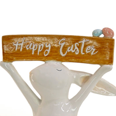 National Tree Co. 11 White Bunny Easter Tabletop Decor