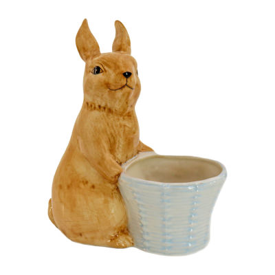 National Tree Co. Ceramic Bunny Easter Tabletop Decor