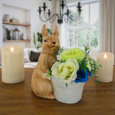 National Tree Co. Ceramic Bunny Easter Tabletop Decor