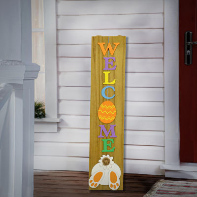 National Tree Co. 43 Easter Welcome Wall Sign