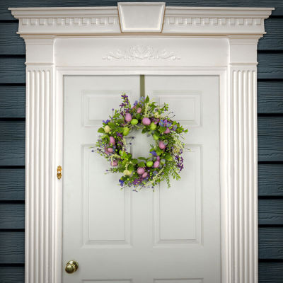 National Tree Co. Flowering Wreath