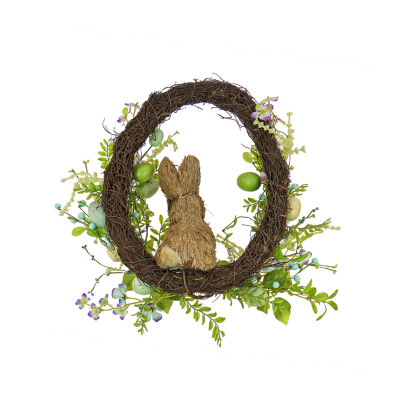 National Tree Co. 16 Bunny Wreath