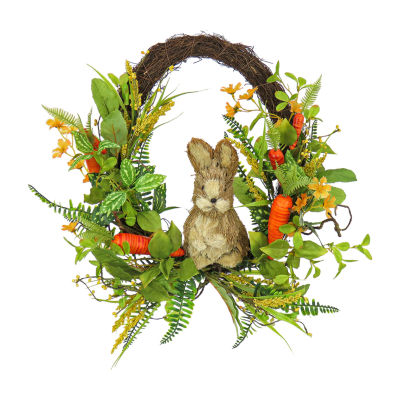 National Tree Co. 16 Bunny Wreath