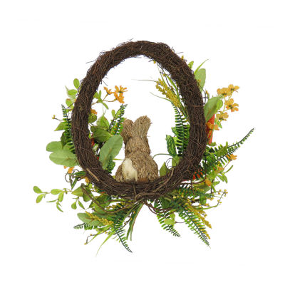 National Tree Co. 16 Bunny Wreath