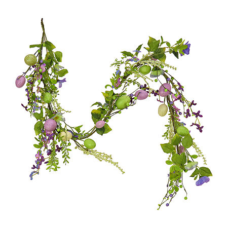 National Tree Co. Flowering Purple Christmas Garland, One Size, Purple