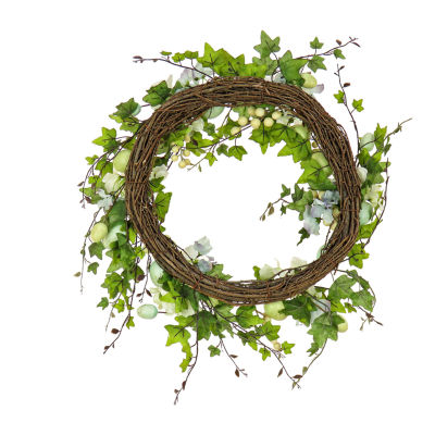 National Tree Co. 22 Ivy And Eggs Wreath