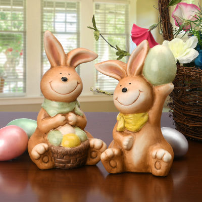 National Tree Co. 7 Easter 2-pc. Christmas Figurine