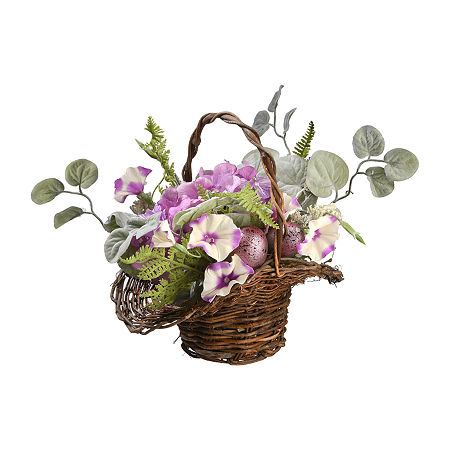 National Tree Co. 16 Spring Decorated Easter Tabletop Decor, One Size, Purple