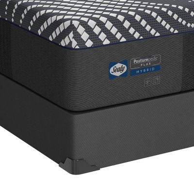 Sealy® Posturpedic Plus® High Point Hybrid Firm - Mattress + Box Spring