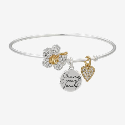 SUPRESS Disney Classics Pure Silver Over Brass Lilo & Stitch Bangle