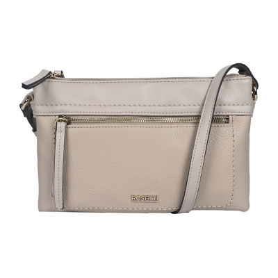 Stone Mountain Washed Leather Crossbody Bag, Color: Denim - JCPenney