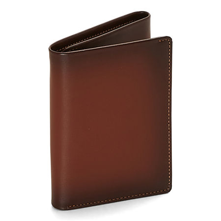 J. Ferrar Mens Trifold Wallet, One Size, Brown