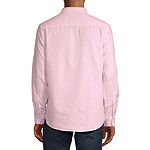 St. John's Bay Oxford Mens Classic Fit Long Sleeve Button-Down Shirt