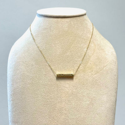 Made in Italy Womens 10K Gold Pendant Necklace
