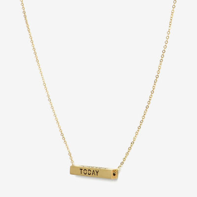 Made in Italy Womens 10K Gold Pendant Necklace