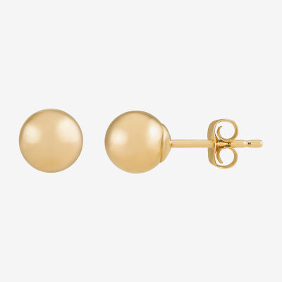 14K Gold 4mm Ball Earrings 