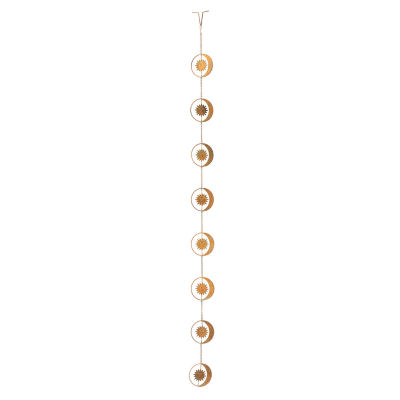 Glitzhome 8.5Ft Sun And Moon Rain Chain Garland