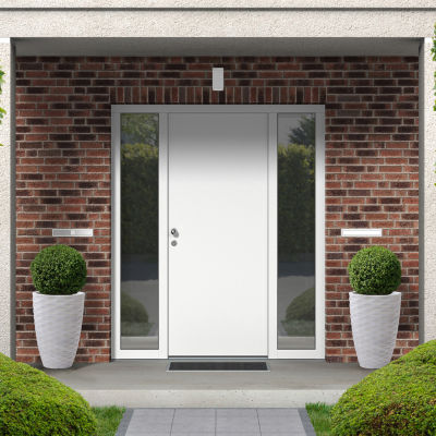 Glitzhome Set Of 2 Polyresin Planters