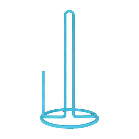 Blue Donuts Turquoise Square Modern Paper Towel Holder, One Size, Blue