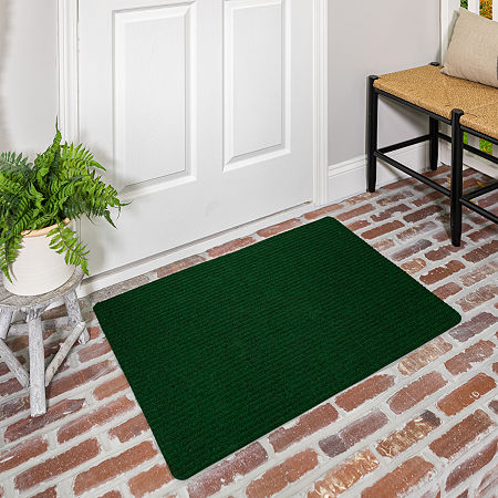 Mohawk Home Ribbed Utility 2-pc. 18X30 Indoor Outdoor Rectangular Doormat, One Size, Green