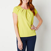 Yellow blouses sale at jcpenney