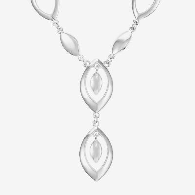 Liz Claiborne Y Necklace And Drop Earring Womens Hypoallergenic 2-pc. Jewelry Set