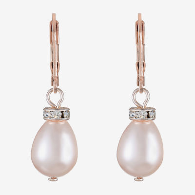 Monet Jewelry Simulated Pearl Drop Earrings