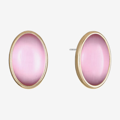 Liz Claiborne 16.5mm Oval Stud Earrings