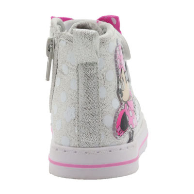 Girls Minnie High Top Slip-On Shoe