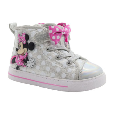 Girls Minnie High Top Slip-On Shoe