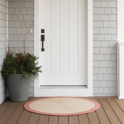 Colonial Mills Dolce Bordered Reversible Round Doormat