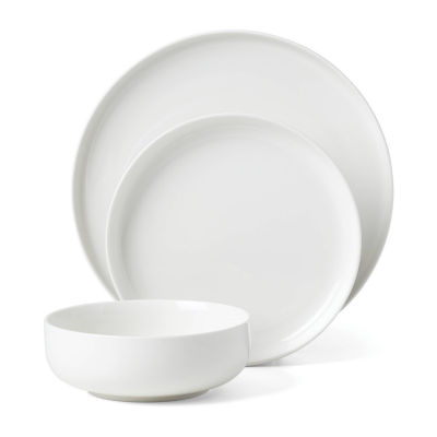 Oneida 24 Seven White 12-pc. Porcelain Dinnerware Set