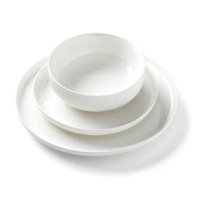 Oneida 24 Seven White 12-pc. Porcelain Dinnerware Set