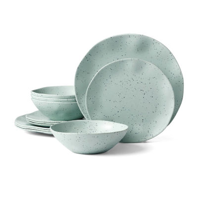 Oneida Terrazzo 12-pc. Melamine Dinnerware Set